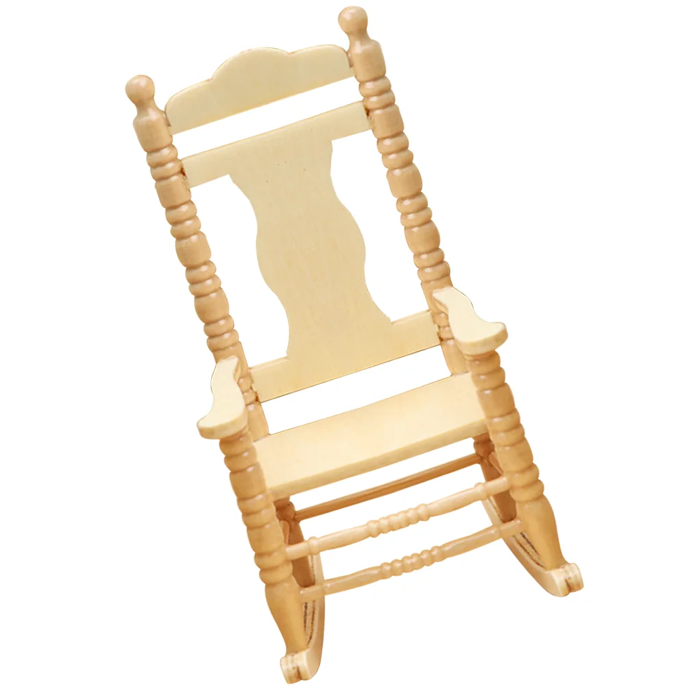 Dollhouse Miniature Furniture Model Small Wooden Chair nament for Mini House Decorations Realistic Toy Fine Craftsmanship Lovely
Dollhouse Miniature Furniture Model Small Wooden Chair nament for Mini House Decorations Realistic Toy Fine Craftsmanship Lovely