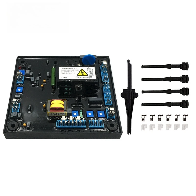 SX440 AVR Бесщеточный генератор Регулятор напряжения Генераторная установка Аксессуары
SX440 AVR Бесщеточный генератор Регулятор напряжения Генераторная установка Аксессуары