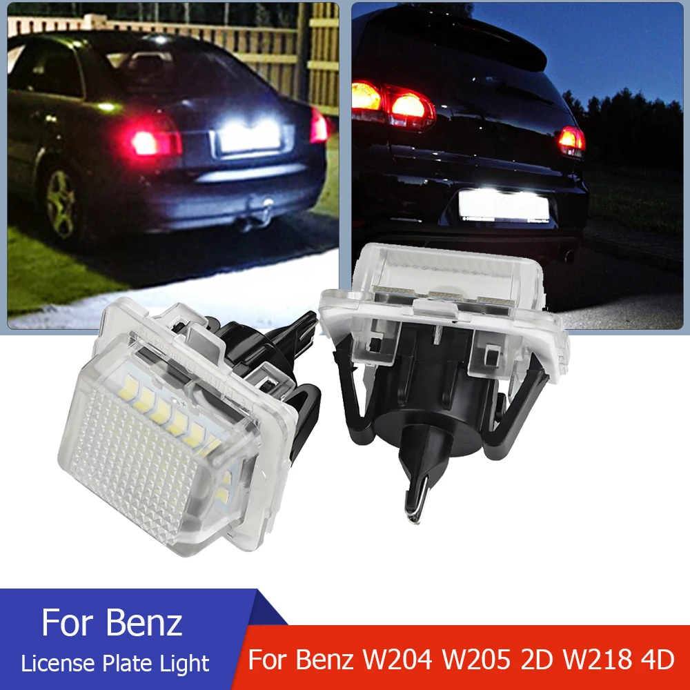 For Benz W204 Canbus Error Free Number License Lamp For Benz W205 W216 6000K Super Bright LED License Plate Lights A2218200856
For Benz W204 Canbus Error Free Number License Lamp For Benz W205 W216 6000K Super Bright LED License Plate Lights A2218200856