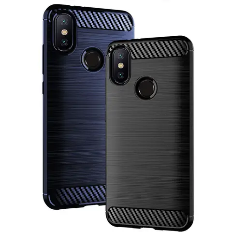 Case Voor Xiaomi Mi A2 Case Xiaomi Mi A3 A3 Lite Mi A2 Lite Gevallen Siliconen Tpu Bumper Shockproof Carbon cover Voor Xiaomi Mi A1