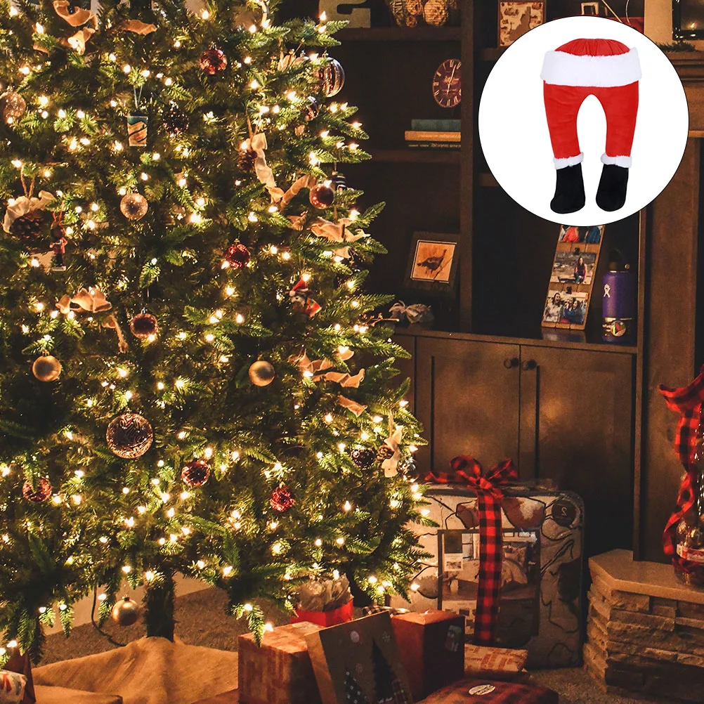 2Pcs Stuffed Santa Legs Xmas Fake Legs Christmas Tree Leg Decoration Xmas Party Supplies Photography Prop 
2Pcs Stuffed Santa Legs Xmas Fake Legs Christmas Tree Leg Decoration Xmas Party Supplies Photography Prop