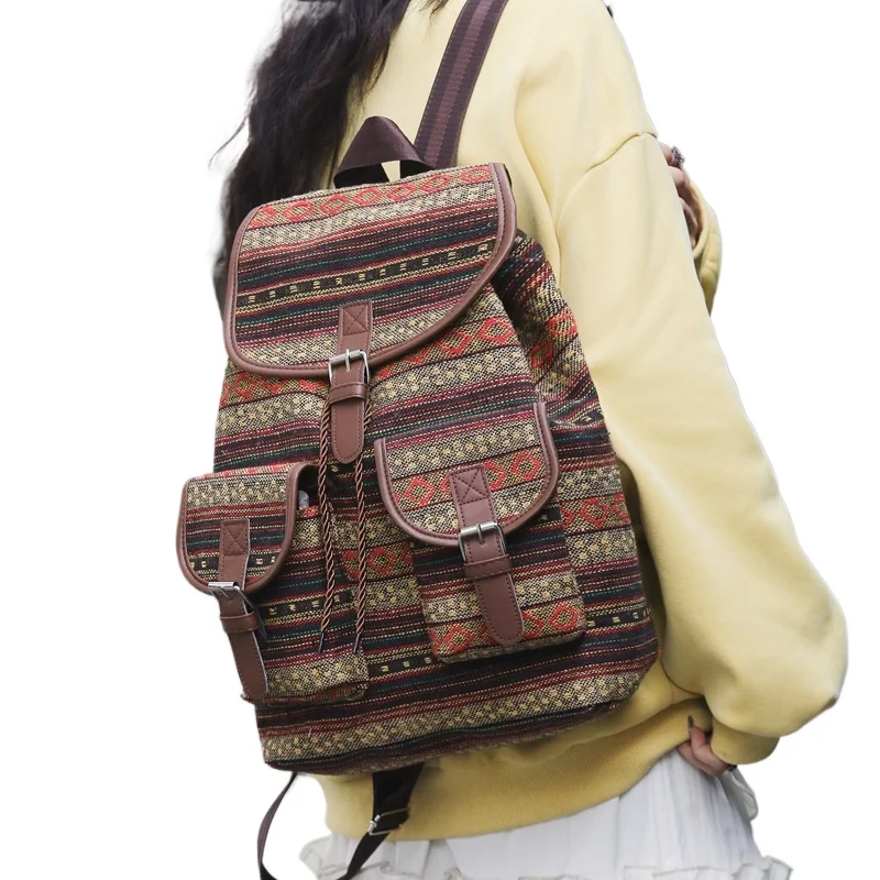 2025 new ethnic style shoulder bag casual plaid drawstring retro women's large capacity schoolbag drawstring bucket bags
2025 new ethnic style shoulder bag casual plaid drawstring retro women's large capacity schoolbag drawstring bucket bags