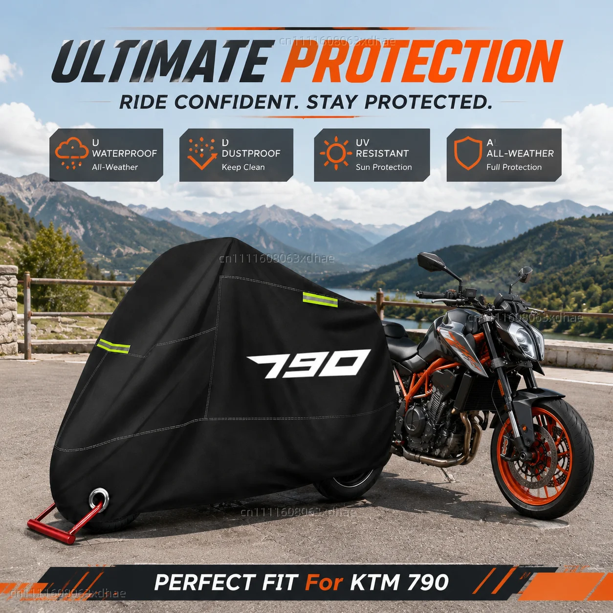 All Season Motorcycle Cover Rainproof Dustproof UV Protection 190T Oxford Cloth For For KTM 890 1090 1190 ADVENTURE / R 790
All Season Motorcycle Cover Rainproof Dustproof UV Protection 190T Oxford Cloth For For KTM 890 1090 1190 ADVENTURE / R 790