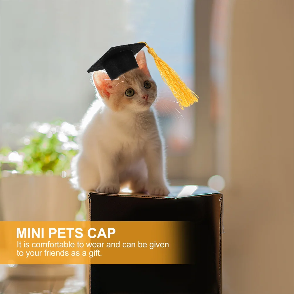 4Pcs Pet Doctor Hat Mini Cap for Graduation Costume Adjustable Size Small Animals Photo Props Holiday Accessories Pet Supplies
4Pcs Pet Doctor Hat Mini Cap for Graduation Costume Adjustable Size Small Animals Photo Props Holiday Accessories Pet Supplies
