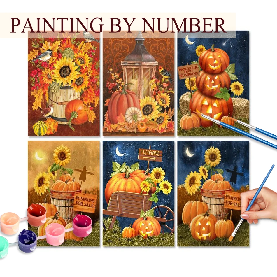 GATYZTORY Oil Painting By Numbers Diy Crafts Pumpkin Carriage Coloring On Numbers Home Decors For Adults Number Painting Paint K
GATYZTORY Oil Painting By Numbers Diy Crafts Pumpkin Carriage Coloring On Numbers Home Decors For Adults Number Painting Paint K