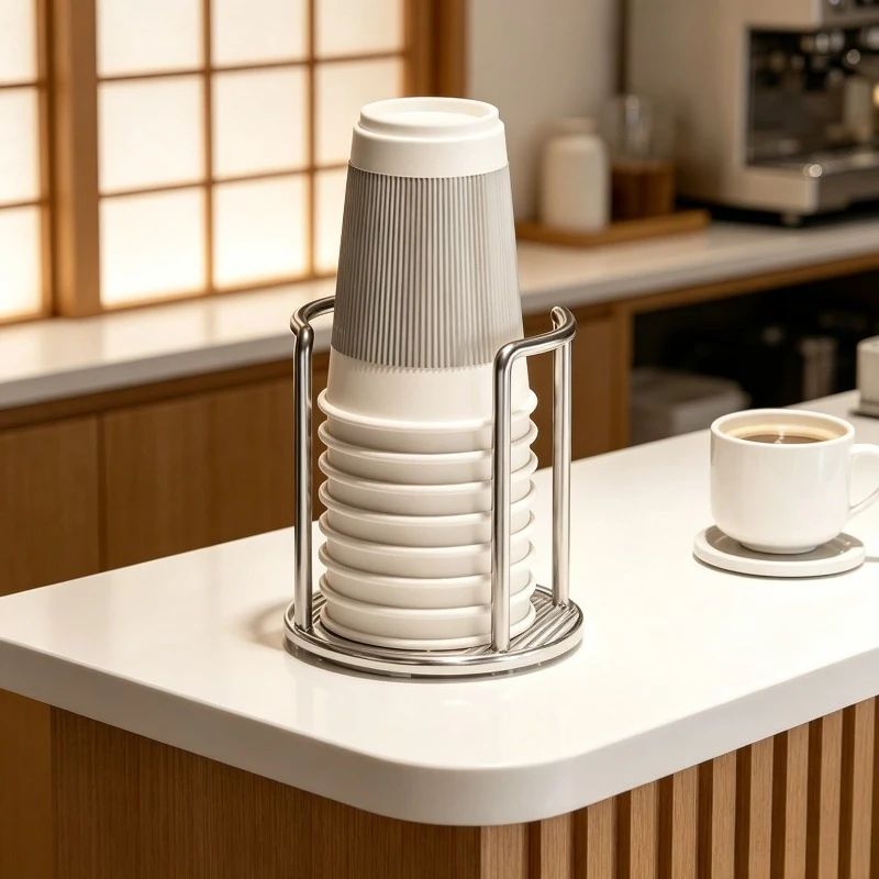 Acrylic Cup Storage Rack Disposable Paper Cup Holder Desktop Coffee Cup Organizer, Home Office Desktop Storage
Acrylic Cup Storage Rack Disposable Paper Cup Holder Desktop Coffee Cup Organizer, Home Office Desktop Storage