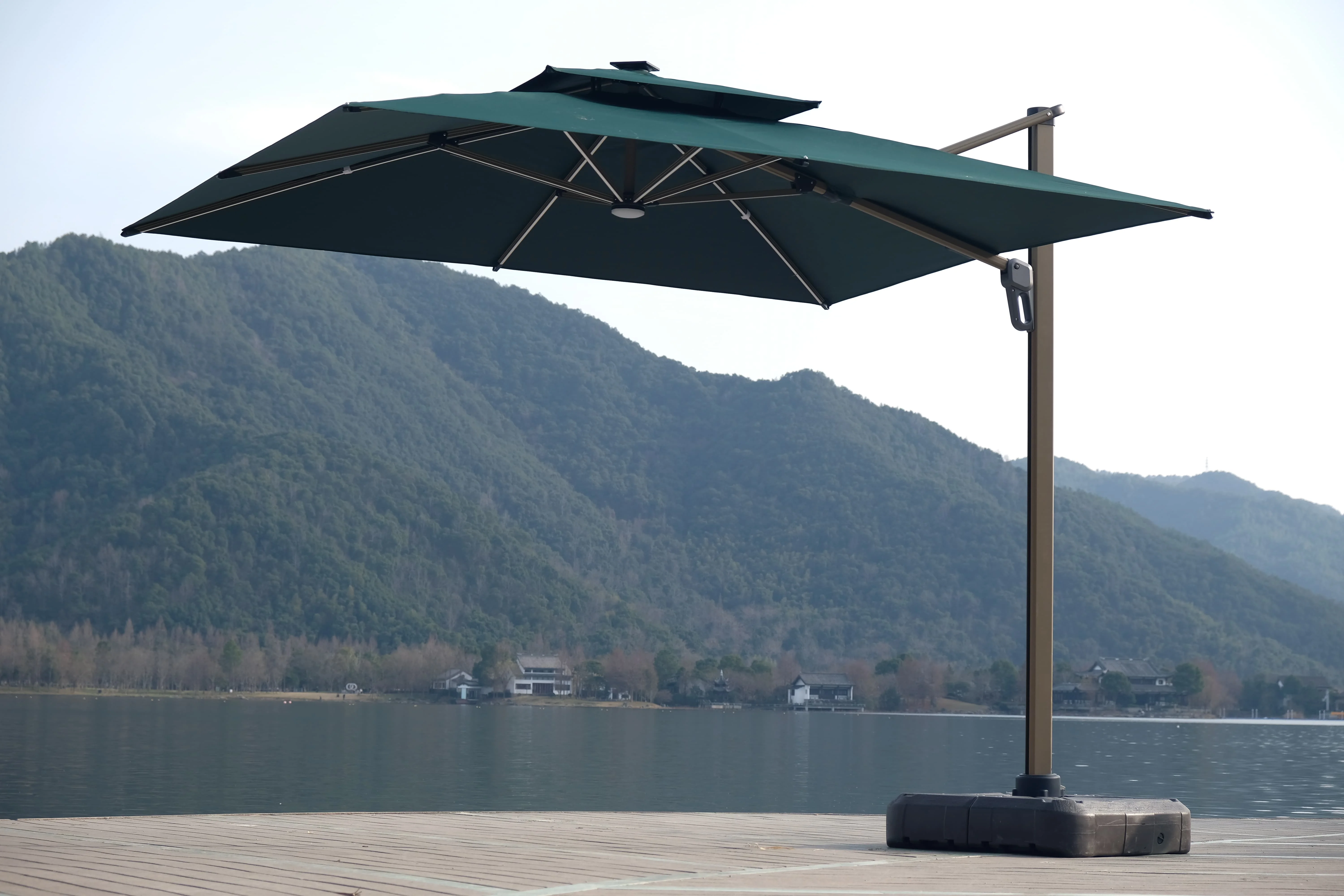 Aluminum High Quality Double Canopy Roman Umbrella Outdoor Large-sized Beach Swimming Pool
Aluminum High Quality Double Canopy Roman Umbrella Outdoor Large-sized Beach Swimming Pool