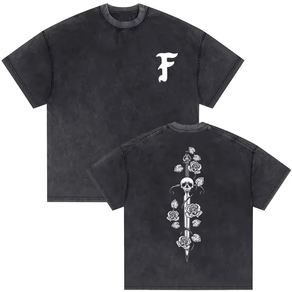 2025 Skeleton Pattern Forward Observation Group Pattern T-shirt Water Wash Vintage Casual Loose Short Sleeve for Men and Women
2025 Skeleton Pattern Forward Observation Group Pattern T-shirt Water Wash Vintage Casual Loose Short Sleeve for Men and Women