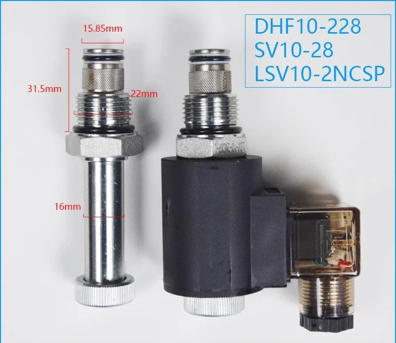 Parts Suitable for two-position two-way threaded cartridge solenoid valve Two-way normally closed cut-off DHF10-228SV10-28 2NCSP
Parts Suitable for two-position two-way threaded cartridge solenoid valve Two-way normally closed cut-off DHF10-228SV10-28 2NCSP