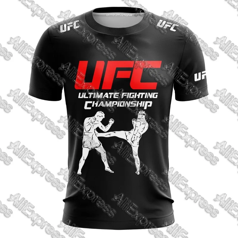 2025 Men's Summer UFC Fighting Jersey 3D Printed Quick Drying Round Neck T-Shirt Casual Contrast Color Sports Top for Male
2025 Men's Summer UFC Fighting Jersey 3D Printed Quick Drying Round Neck T-Shirt Casual Contrast Color Sports Top for Male