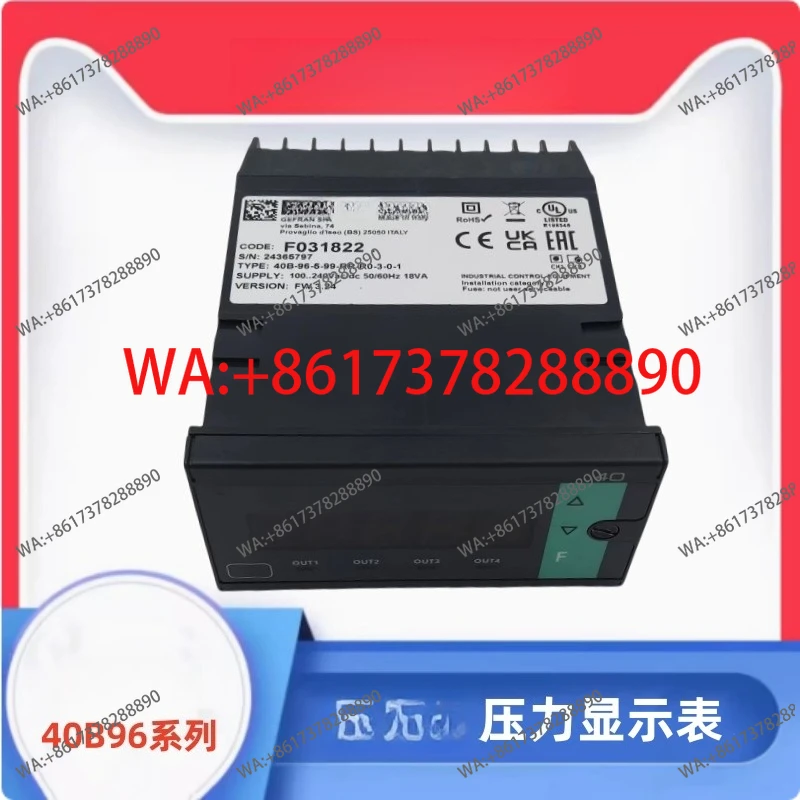 Контроллер давления 40 B 96 5 99 RR R0 3 0 1 Термостат Новый Оригинальный
Контроллер давления 40 B 96 5 99 RR R0 3 0 1 Термостат Новый Оригинальный