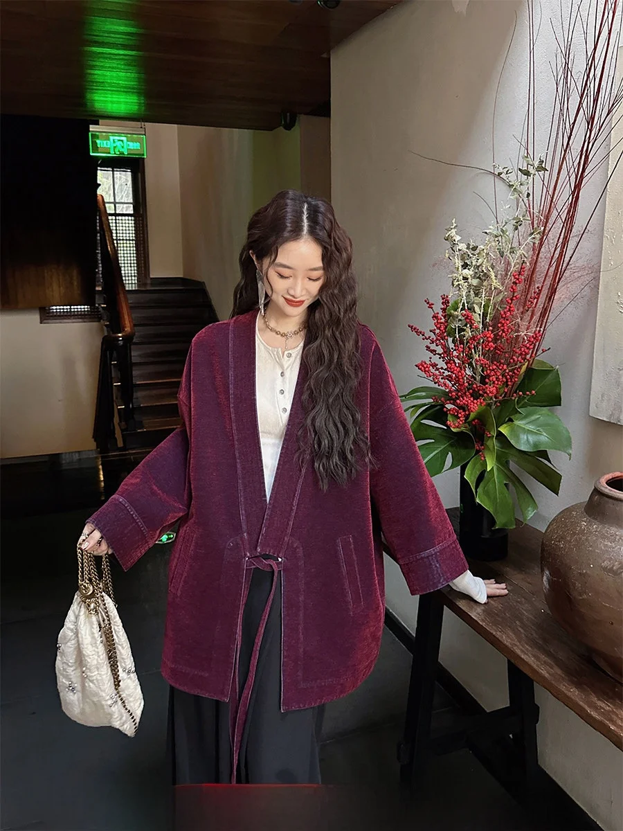 Sangji Bla Flower Women's Denim Jaet Spring 2025 New Design ular Snail Woolen Coat Loose Fit Long Sve Button Closure
Sangji Bla Flower Women's Denim Jaet Spring 2025 New Design ular Snail Woolen Coat Loose Fit Long Sve Button Closure