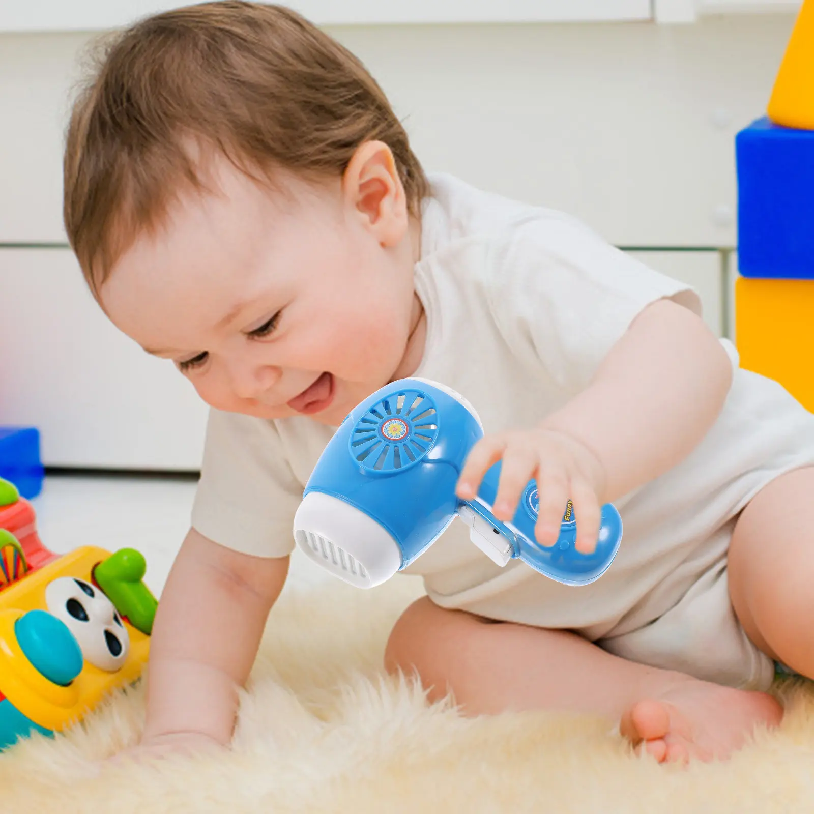 1Pcs Hair Dryer Plaything Creative Simulation Mini Home Appliance for Kids Interactive Educational Play House Improve Hand Eye
1Pcs Hair Dryer Plaything Creative Simulation Mini Home Appliance for Kids Interactive Educational Play House Improve Hand Eye