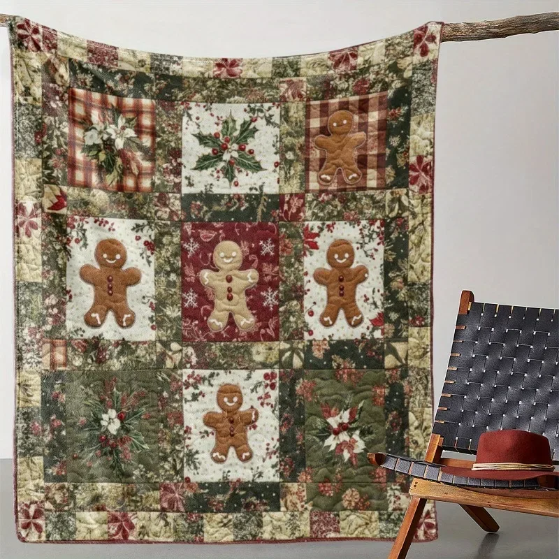 Cozy Plaid Christmas Flannel Blanket Snowman Ice House Reindeer Print for Office Home All Seasons Versatile Gift
Cozy Plaid Christmas Flannel Blanket Snowman Ice House Reindeer Print for Office Home All Seasons Versatile Gift