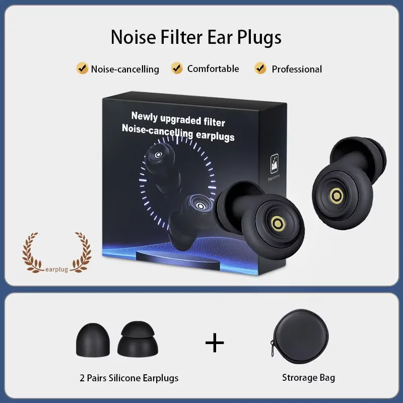 Noise Cancelling Ear Plugs Noise Filter for Sleep Reusable Concerts Earplug Waterproof Swim Earplugs Soundproof Safety Product
Noise Cancelling Ear Plugs Noise Filter for Sleep Reusable Concerts Earplug Waterproof Swim Earplugs Soundproof Safety Product