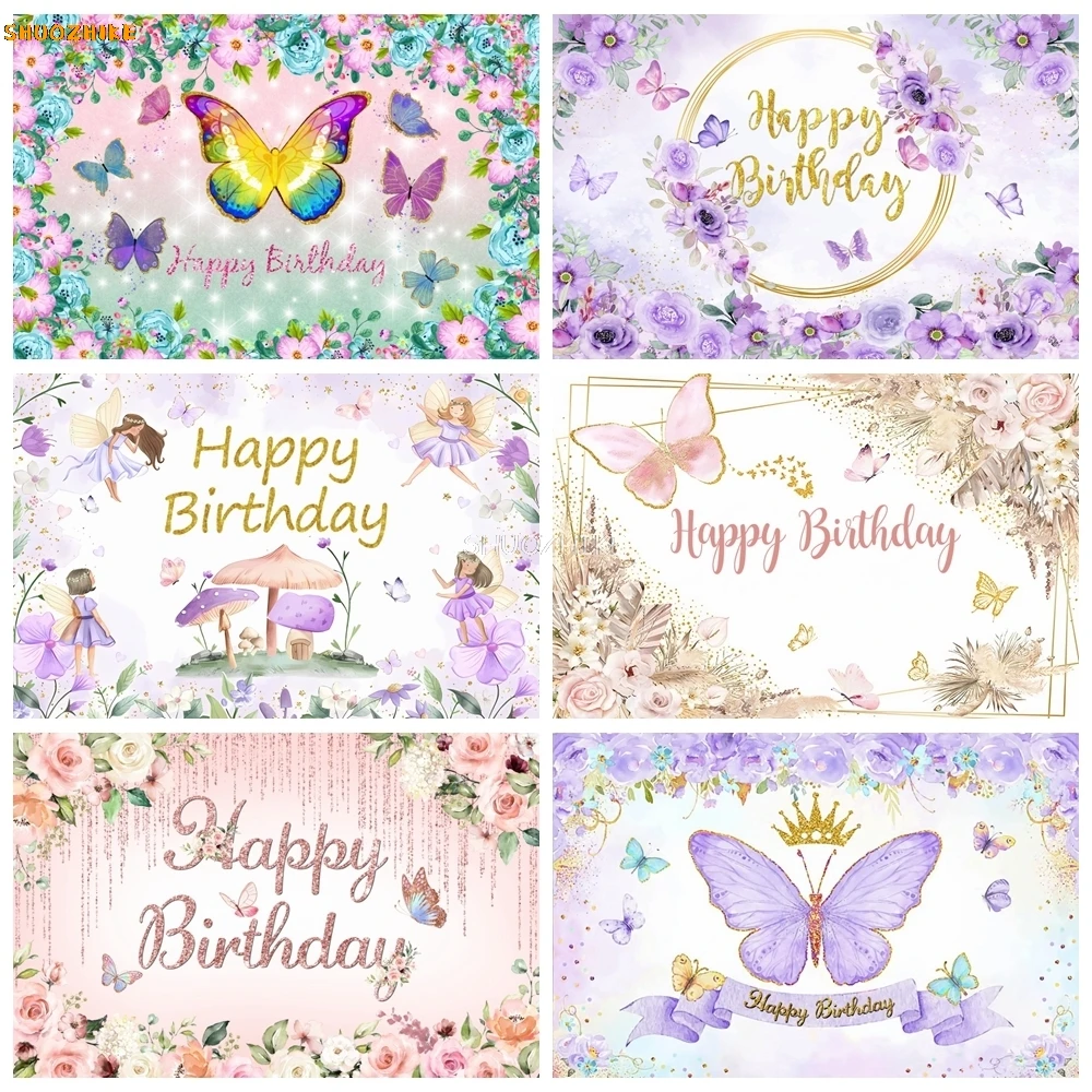 Dreamy Butterfly Theme Photography Child Birthday Party Baby Shower Purple Flowers Banner Background Decoration Photo Studio
Dreamy Butterfly Theme Photography Child Birthday Party Baby Shower Purple Flowers Banner Background Decoration Photo Studio