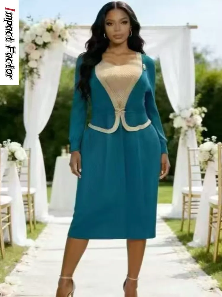 2026 High-end Temperament Commuting New Miyake Dress Fashion Contrasting Color Fake Two-piece Design V-neck Long Dress
2026 High-end Temperament Commuting New Miyake Dress Fashion Contrasting Color Fake Two-piece Design V-neck Long Dress