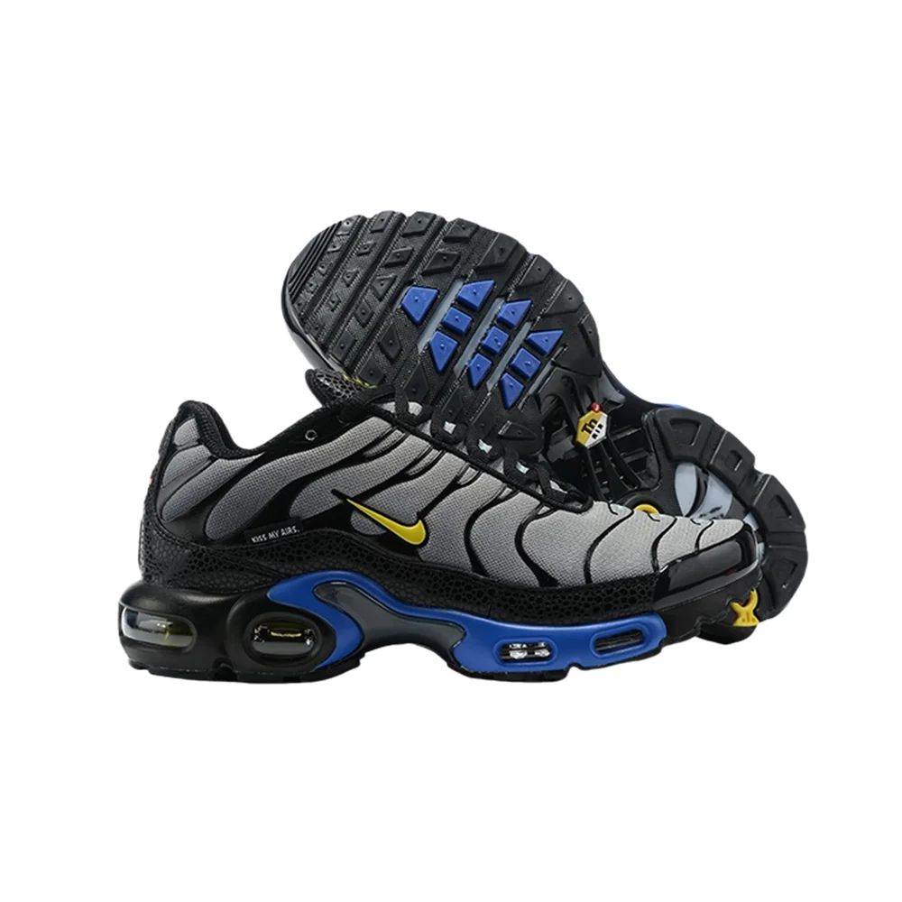 Nike Air Max Plus Tn Мужские модные универсальные противоскользящие износостойкие спортивные кроссовки из ткани черный серый градиент DJ4956-001
Nike Air Max Plus Tn Мужские модные универсальные противоскользящие износостойкие спортивные кроссовки из ткани черный серый градиент DJ4956-001