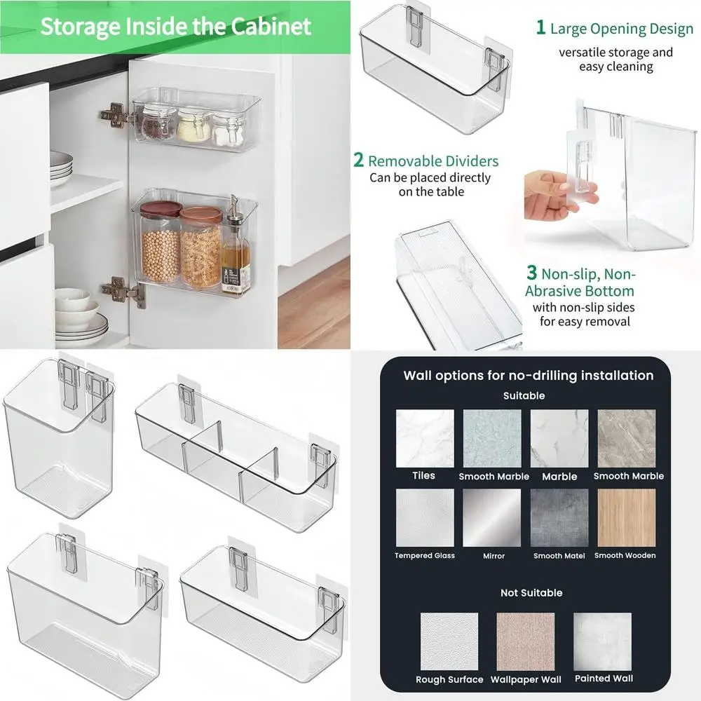 4-пакетный пластиковый органайзер над дверью шкафа, клейкий органайзер для хранения, контейнер для макияжа, подвесная корзина, контейнеры или C
4-пакетный пластиковый органайзер над дверью шкафа, клейкий органайзер для хранения, контейнер для макияжа, подвесная корзина, контейнеры или C