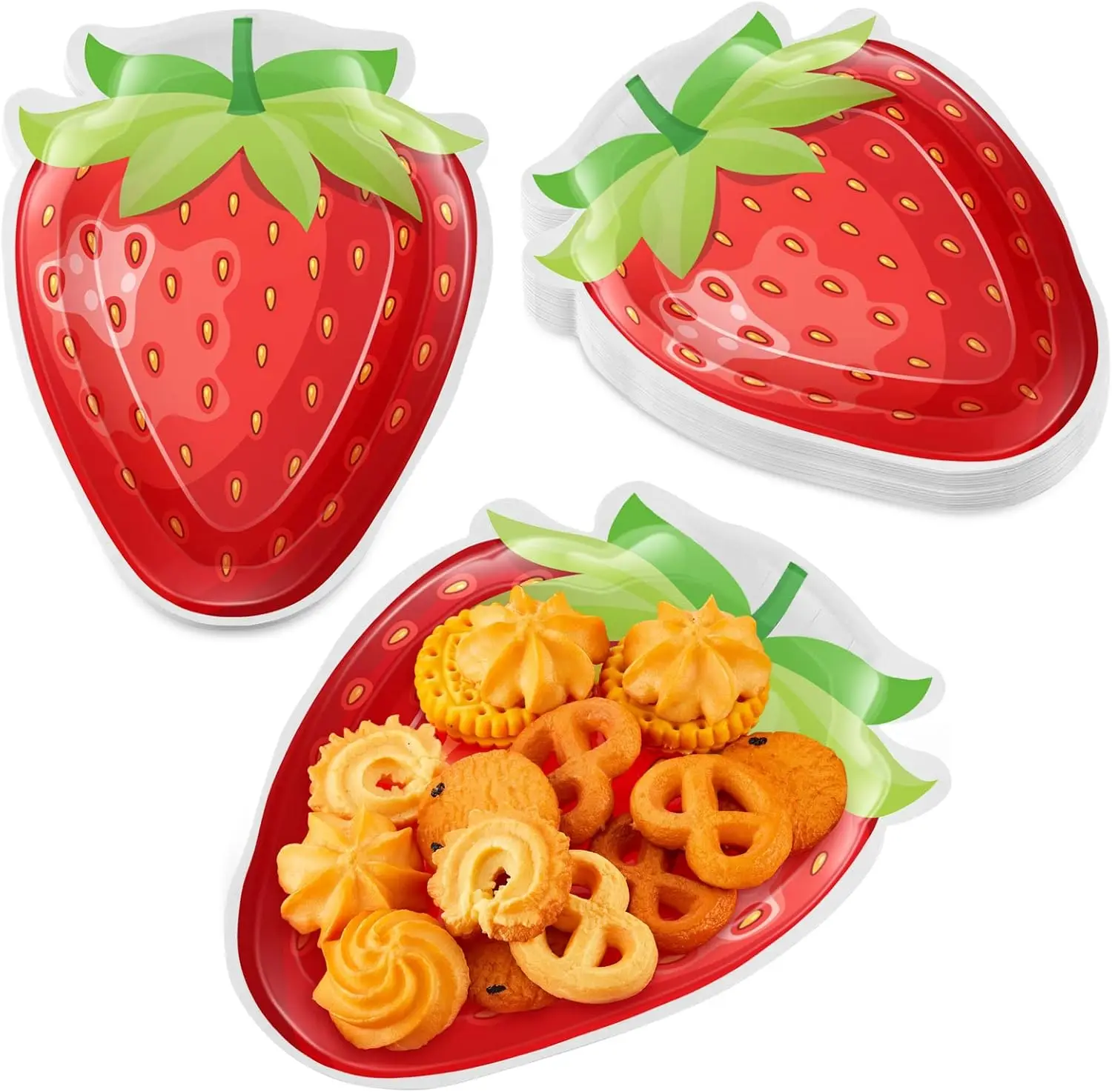 24 Pcs Strawberry Paper Plates for Party, Dessert, Picnic, Birthday, Wedding Decorations
24 Pcs Strawberry Paper Plates for Party, Dessert, Picnic, Birthday, Wedding Decorations