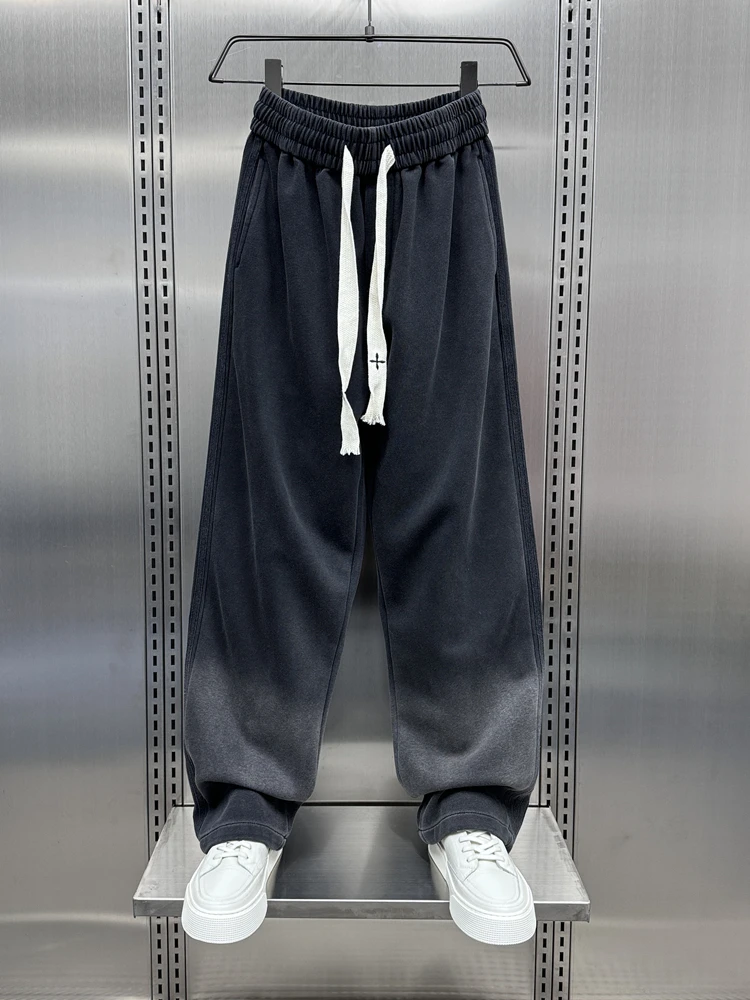 Trendy Men's Loose Straight Leg Sports Sweatpants Floor-Length Wide Leg Casual Pants American Casual Sle Fce Lined
Trendy Men's Loose Straight Leg Sports Sweatpants Floor-Length Wide Leg Casual Pants American Casual Sle Fce Lined