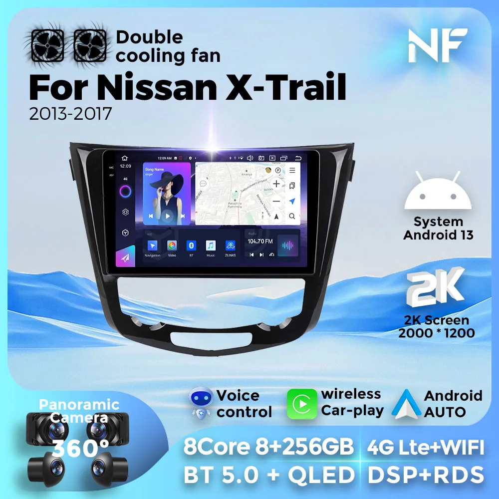 Беспроводная Автомагнитола Android для Nissan X-Trail T32 Qashqai J11 T31 J10 2013-2017 4G WIFI BT
Беспроводная Автомагнитола Android для Nissan X-Trail T32 Qashqai J11 T31 J10 2013-2017 4G WIFI BT