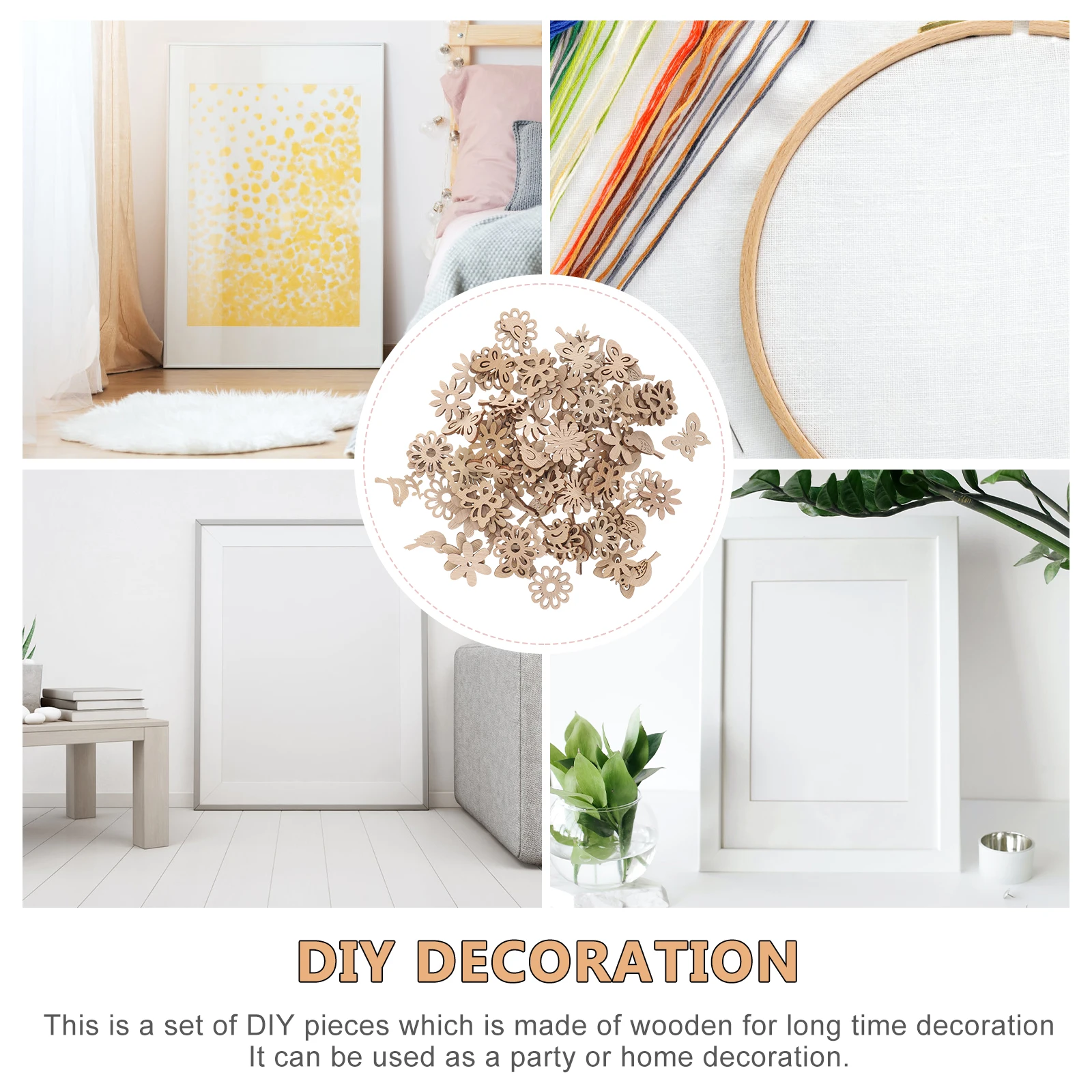 100pcs DIY Piece Cartoon Flower Bird Chip Pendant Crafts Natural Wood Chip Pendant Flowers Cutouts Sewing Accessories
100pcs DIY Piece Cartoon Flower Bird Chip Pendant Crafts Natural Wood Chip Pendant Flowers Cutouts Sewing Accessories