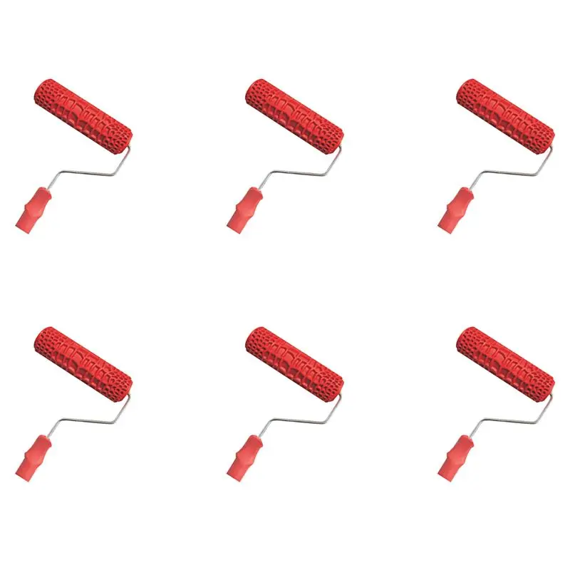 6Pcs 7 Inch Embossed Crocodile Skin Painting Roller With Handle For Wall Decoration-AT30
6Pcs 7 Inch Embossed Crocodile Skin Painting Roller With Handle For Wall Decoration-AT30