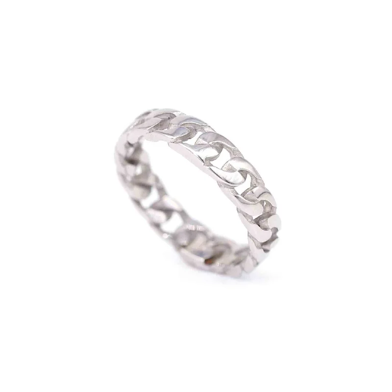 Retro Classic Stainless Steel Curb Chain Wedding Band Gold Color Chains Rings Chic Minimalist Finger Elegant Ring Jewelry Gift
Retro Classic Stainless Steel Curb Chain Wedding Band Gold Color Chains Rings Chic Minimalist Finger Elegant Ring Jewelry Gift