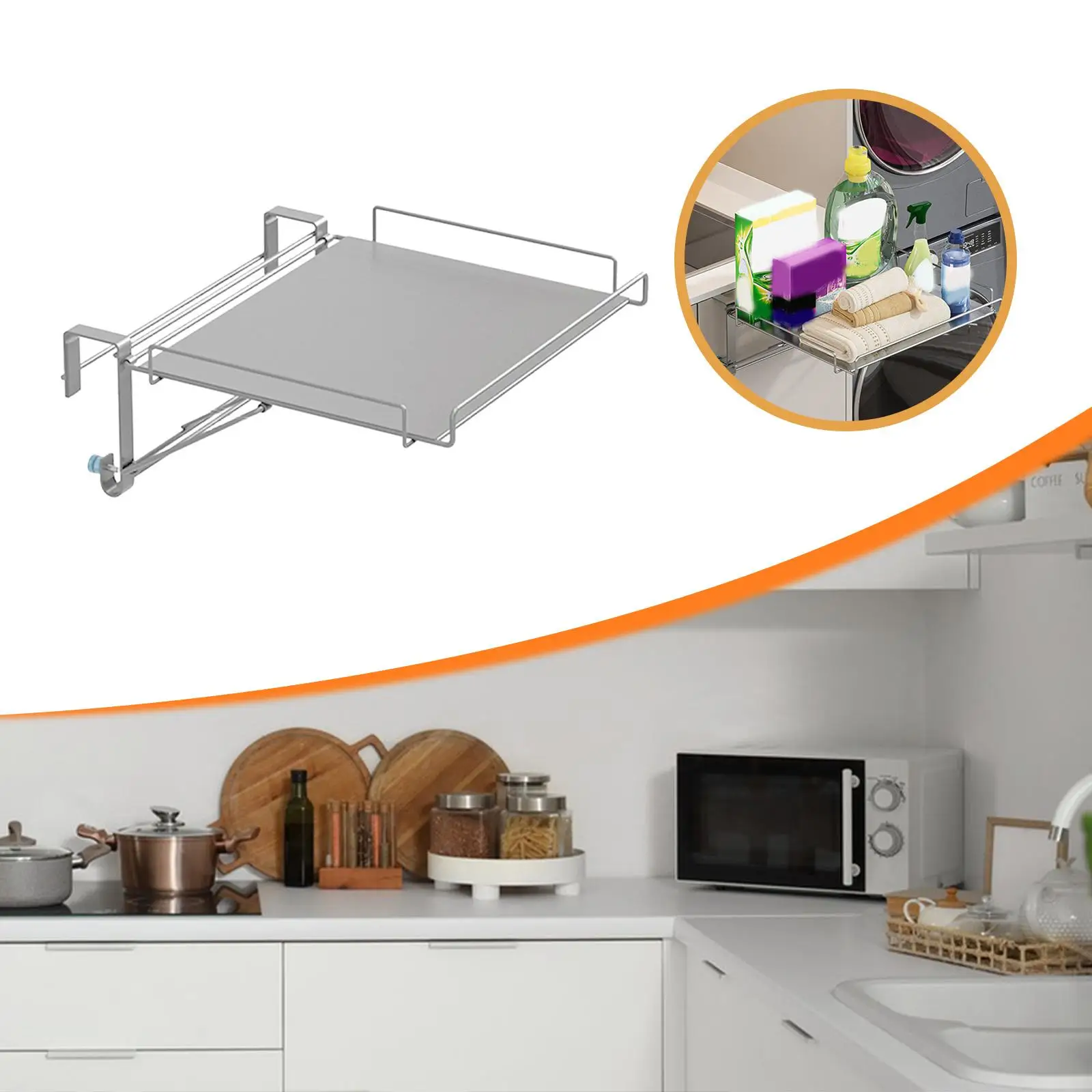 Cabinet Mounted Foldable Organizer Shelf Stainless Steel Space Saving Kitchen Accessory for Pantry and Cupboard
Cabinet Mounted Foldable Organizer Shelf Stainless Steel Space Saving Kitchen Accessory for Pantry and Cupboard