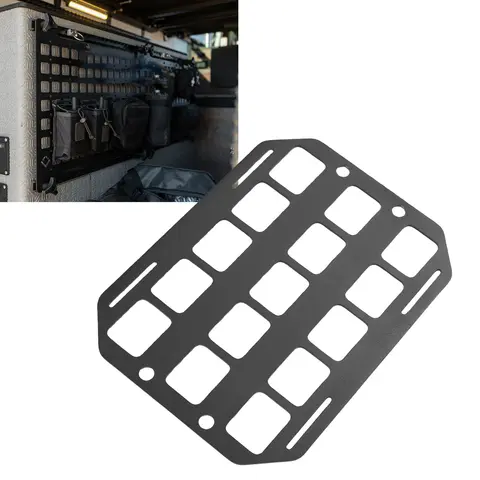 Truck Bed Molle Panel Multifunctional High Hardness Aluminum L Rail Mount Side Bed Molle Panel Truck Bed Panel Truck Molle Panel