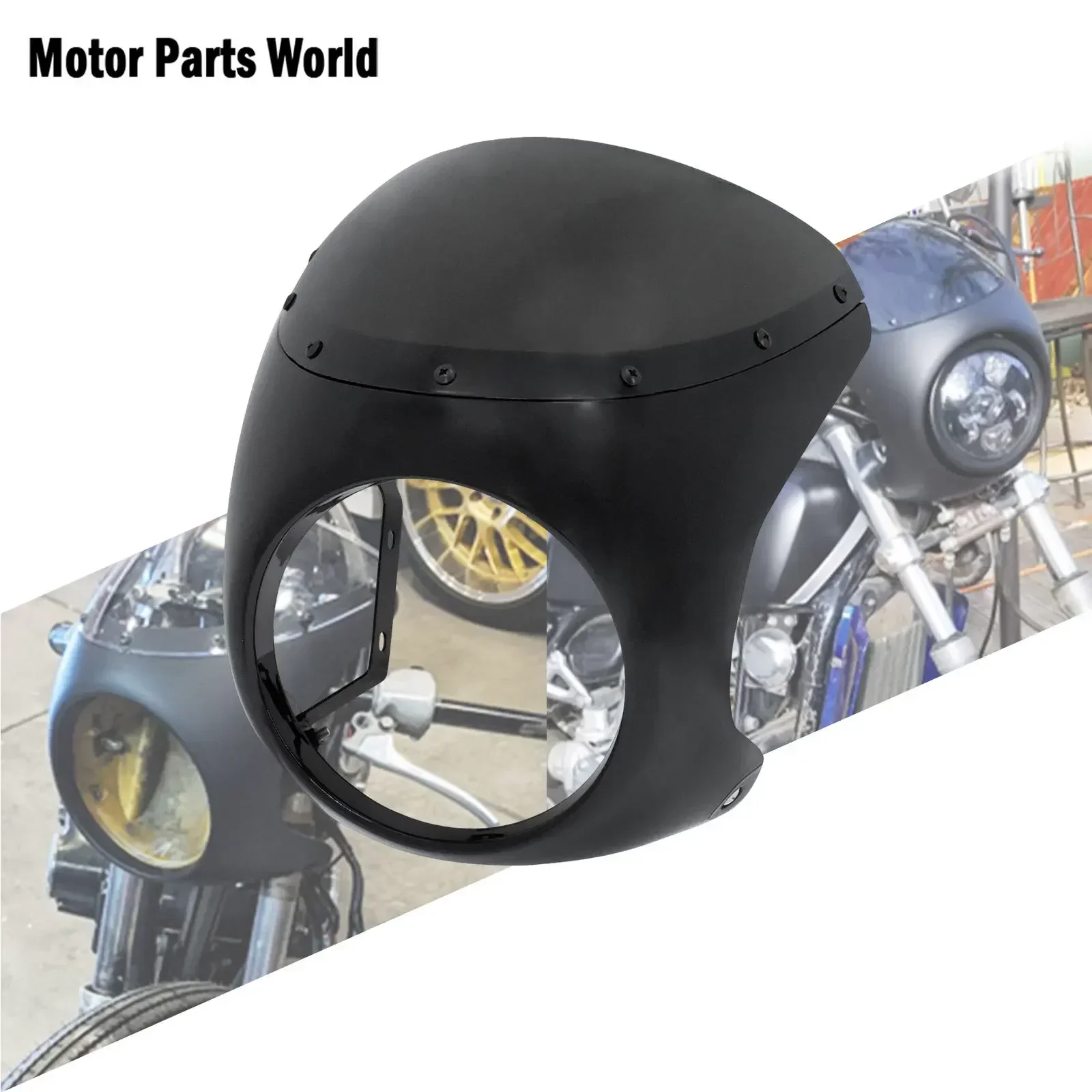 Motorcycle Universal 7 inch Headlight Handlebar Fairing Windshield Kits For Harley Sportster XL Dyna Softail Touring Cafe Racer
Motorcycle Universal 7 inch Headlight Handlebar Fairing Windshield Kits For Harley Sportster XL Dyna Softail Touring Cafe Racer