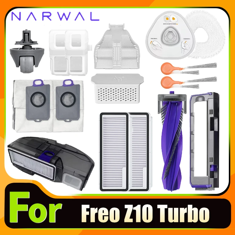 Original Accessories For Narwal Freo Z10 Turbo Spare Parts Roller Side Brush Hepa Filter Mop Cloth Dust Bag Box Consumables
Original Accessories For Narwal Freo Z10 Turbo Spare Parts Roller Side Brush Hepa Filter Mop Cloth Dust Bag Box Consumables
