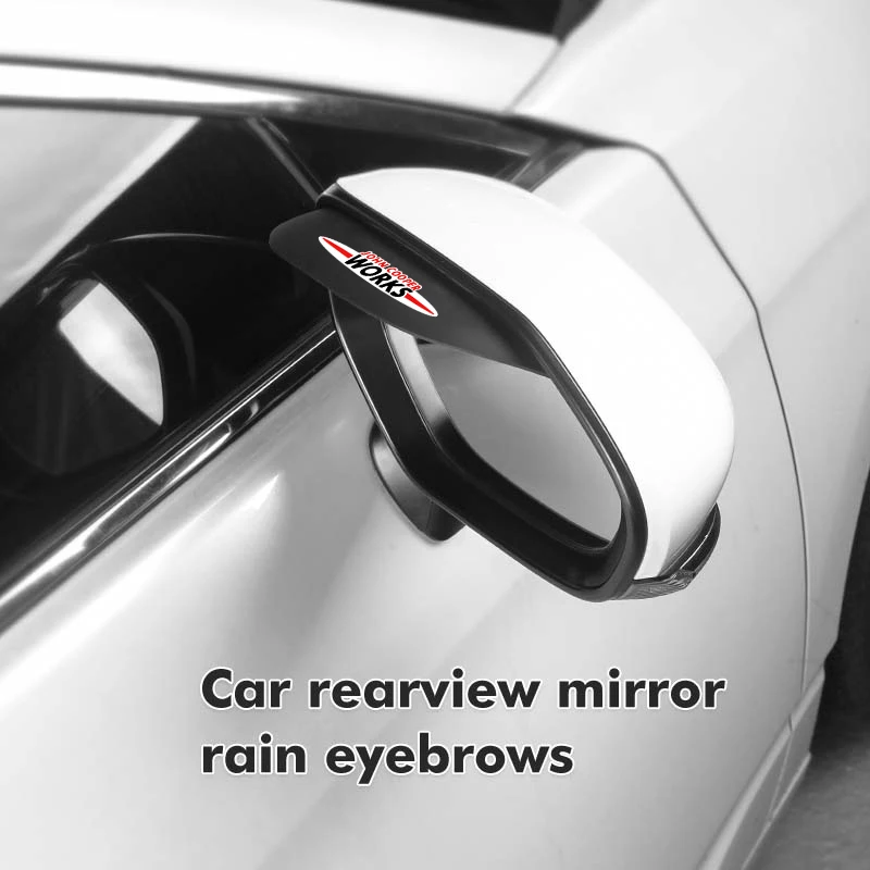 2pcs Car Mirror Rain Brow PVC Waterproof Rainproof Rearview Guard For MINI Cooper S R50 R52 R53 R55 R56 F54 F55 F56 F60
2pcs Car Mirror Rain Brow PVC Waterproof Rainproof Rearview Guard For MINI Cooper S R50 R52 R53 R55 R56 F54 F55 F56 F60
