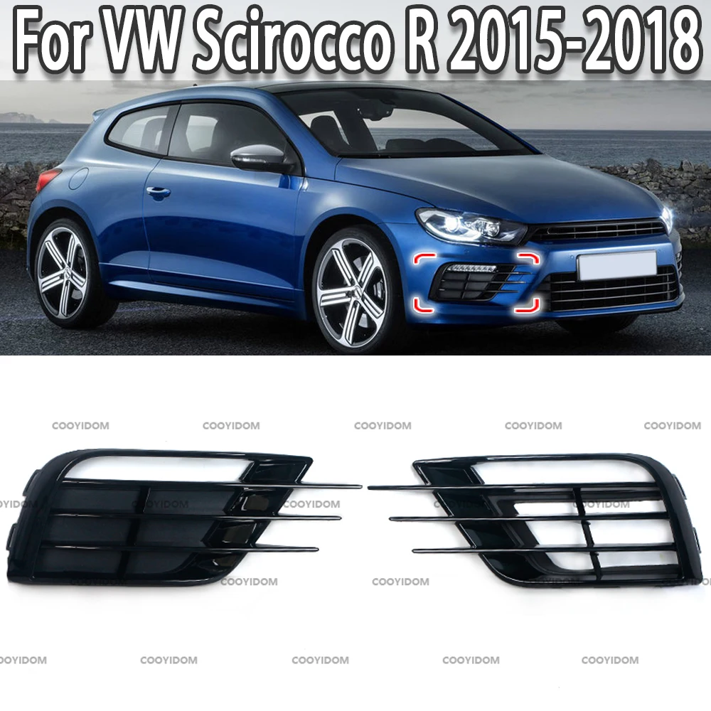 Car Front Bumper Fog Light Lamp Cover Grille Lower Grill For Volkswagen VW Scirocco R 2015 2016 2017 2018
Car Front Bumper Fog Light Lamp Cover Grille Lower Grill For Volkswagen VW Scirocco R 2015 2016 2017 2018