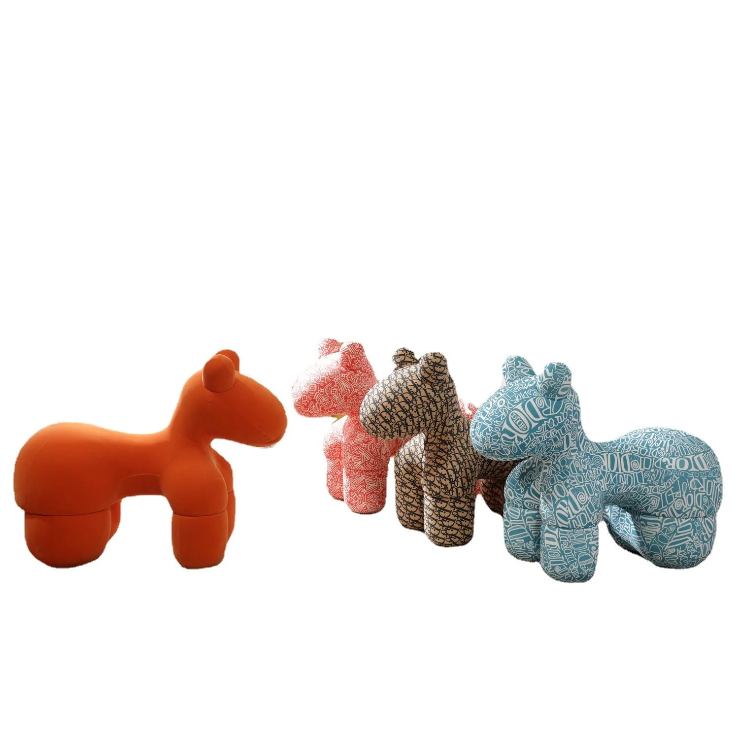 Red Pony Chair Creative Fabric for Modern Living Room Minimalist Adult Casual Ornament Scandinavian Puppy Stool for Children
Red Pony Chair Creative Fabric for Modern Living Room Minimalist Adult Casual Ornament Scandinavian Puppy Stool for Children