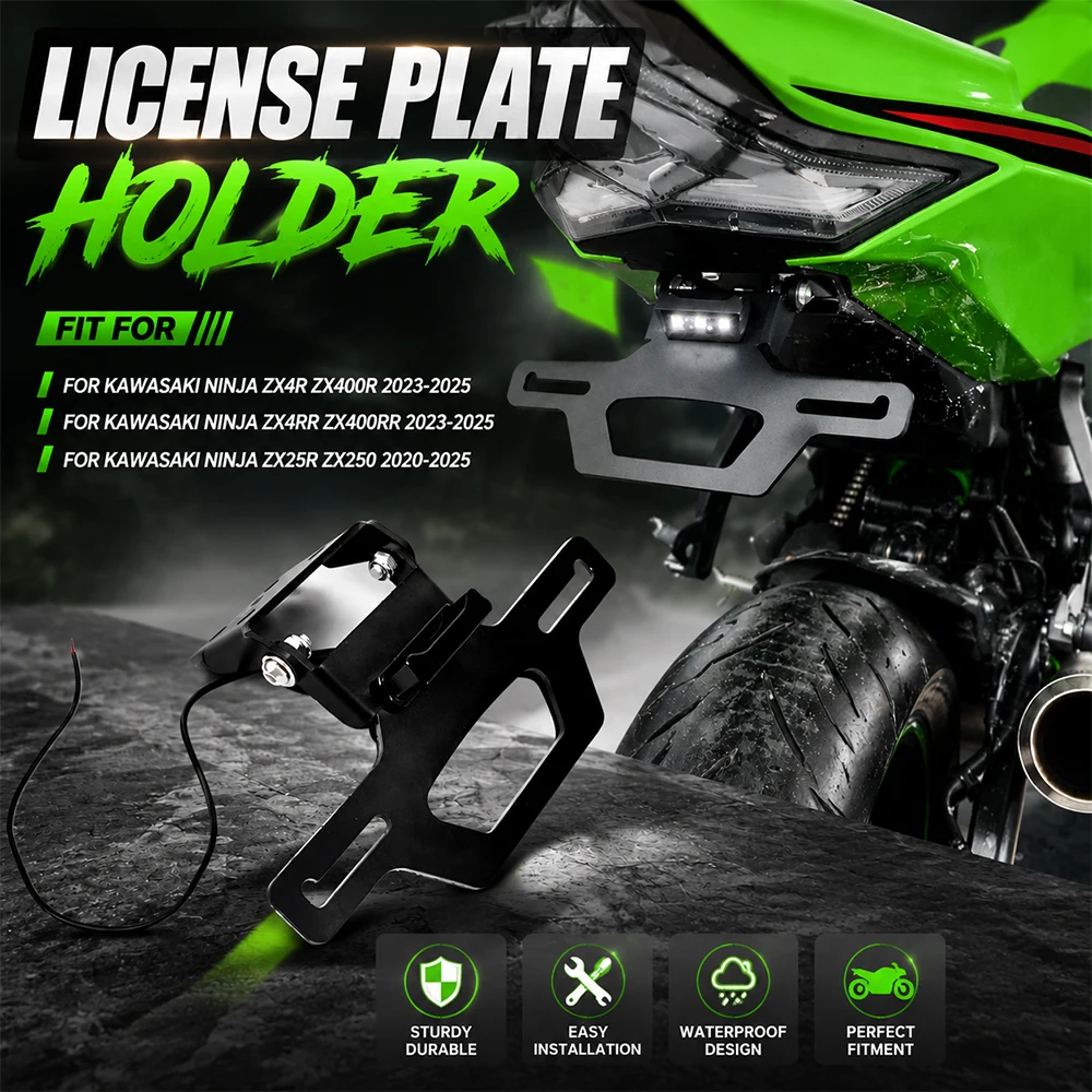 Motorcycle Rear Tail Tidy Fender Eliminator License Plate Holder ZX 25R 4R 4RR ZX400 ZX250 For KAWASAKI NINJA ZX25R ZX4R ZX4RR
Motorcycle Rear Tail Tidy Fender Eliminator License Plate Holder ZX 25R 4R 4RR ZX400 ZX250 For KAWASAKI NINJA ZX25R ZX4R ZX4RR