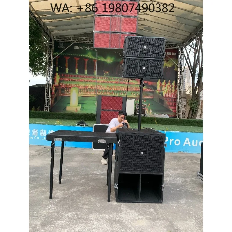 Combined Sound System, Single 10 Inch Line Array Speaker Matched with 18 Inch Subwoofer for Stage Performance
Combined Sound System, Single 10 Inch Line Array Speaker Matched with 18 Inch Subwoofer for Stage Performance