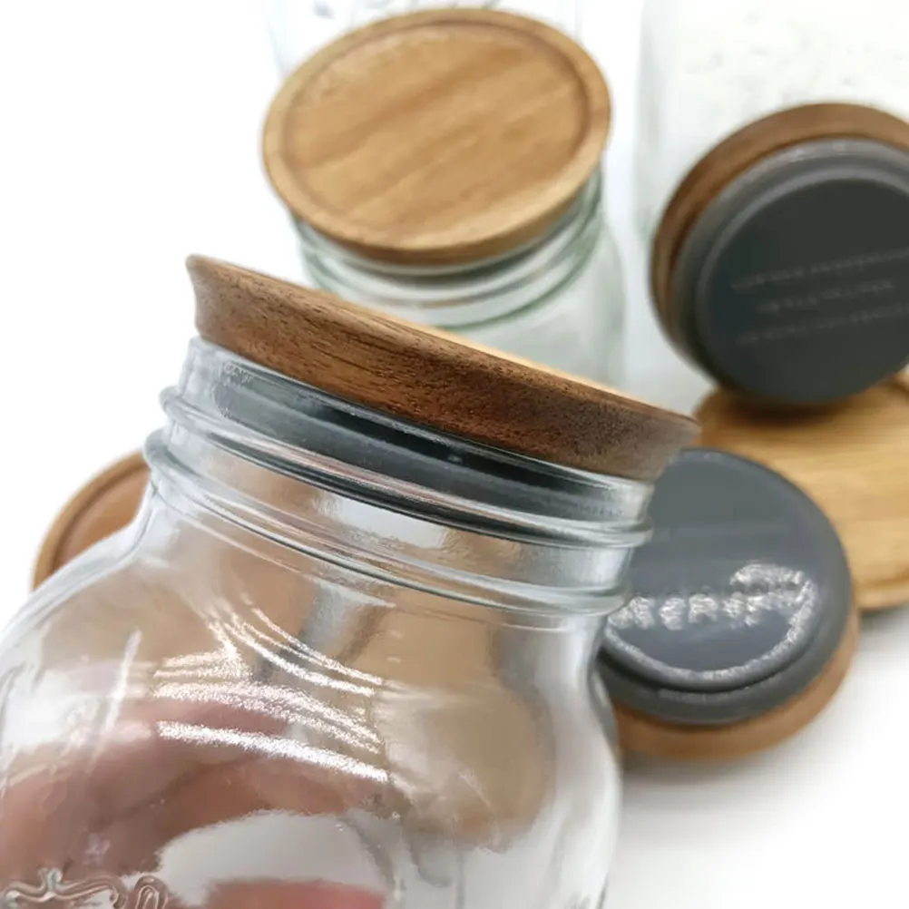 2Pcs Sealed Glass Jars Wooden Lids Airtight Mason Jar Covers Reusable Canning Lids 70mm Practical Storage Kitchen Accessories
2Pcs Sealed Glass Jars Wooden Lids Airtight Mason Jar Covers Reusable Canning Lids 70mm Practical Storage Kitchen Accessories