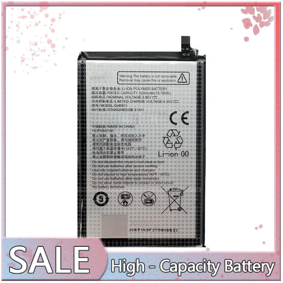 Надежный источник питания для аккумулятора мобильного телефона Zte GH6911 5200 мАч
Надежный источник питания для аккумулятора мобильного телефона Zte GH6911 5200 мАч