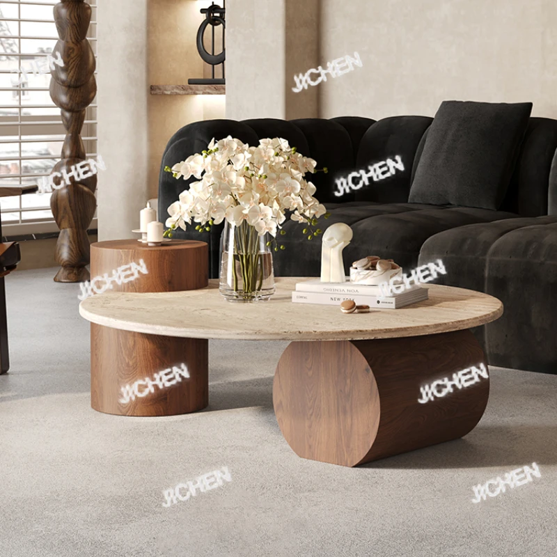 JC Stone Итальянский приставной столик Скандинавский натуральный травертин Уникальный деревянный журнальный столик Круглый каменный дизайнерский столик Kawowy Мебель для дома
JC Stone Итальянский приставной столик Скандинавский натуральный травертин Уникальный деревянный журнальный столик Круглый каменный дизайнерский столик Kawowy Мебель для дома