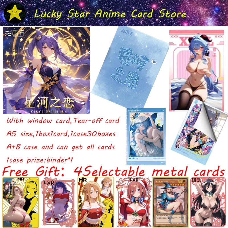 Goddess Story Collection Cards A5 Size Love in the Galaxy Cute Anime Waifu Booster Box ACG CCG TCG Doujin Toys And Hobbies Gift
Goddess Story Collection Cards A5 Size Love in the Galaxy Cute Anime Waifu Booster Box ACG CCG TCG Doujin Toys And Hobbies Gift