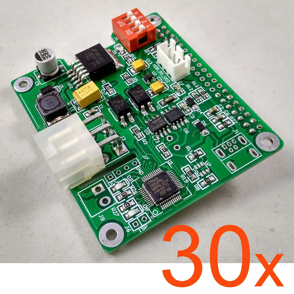 30 pcs RPI-MDB Raspberry pi board to vending machine adapter working as MDB cashless interface adapter board with housing
30 pcs RPI-MDB Raspberry pi board to vending machine adapter working as MDB cashless interface adapter board with housing