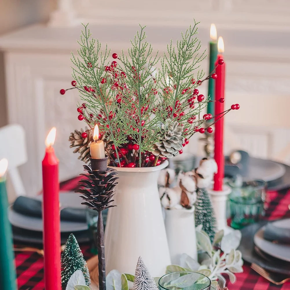 40pcs Artificial Pine Stems Cedar Sprigs Faux Christmas Garland Diy Accessories Winter Holiday Decoration Simulation Cedar Twigs
40pcs Artificial Pine Stems Cedar Sprigs Faux Christmas Garland Diy Accessories Winter Holiday Decoration Simulation Cedar Twigs