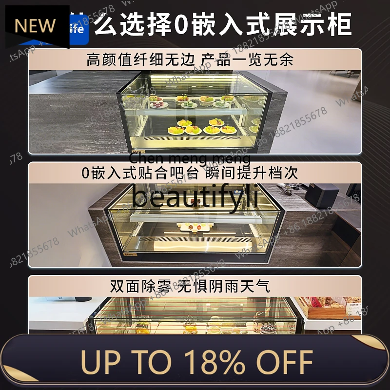 Z189 a56 Coffee Shop Baking Shop Built-in Bar Dessert West Point Refrigerated Display Cabinet Freezer
Z189 a56 Coffee Shop Baking Shop Built-in Bar Dessert West Point Refrigerated Display Cabinet Freezer