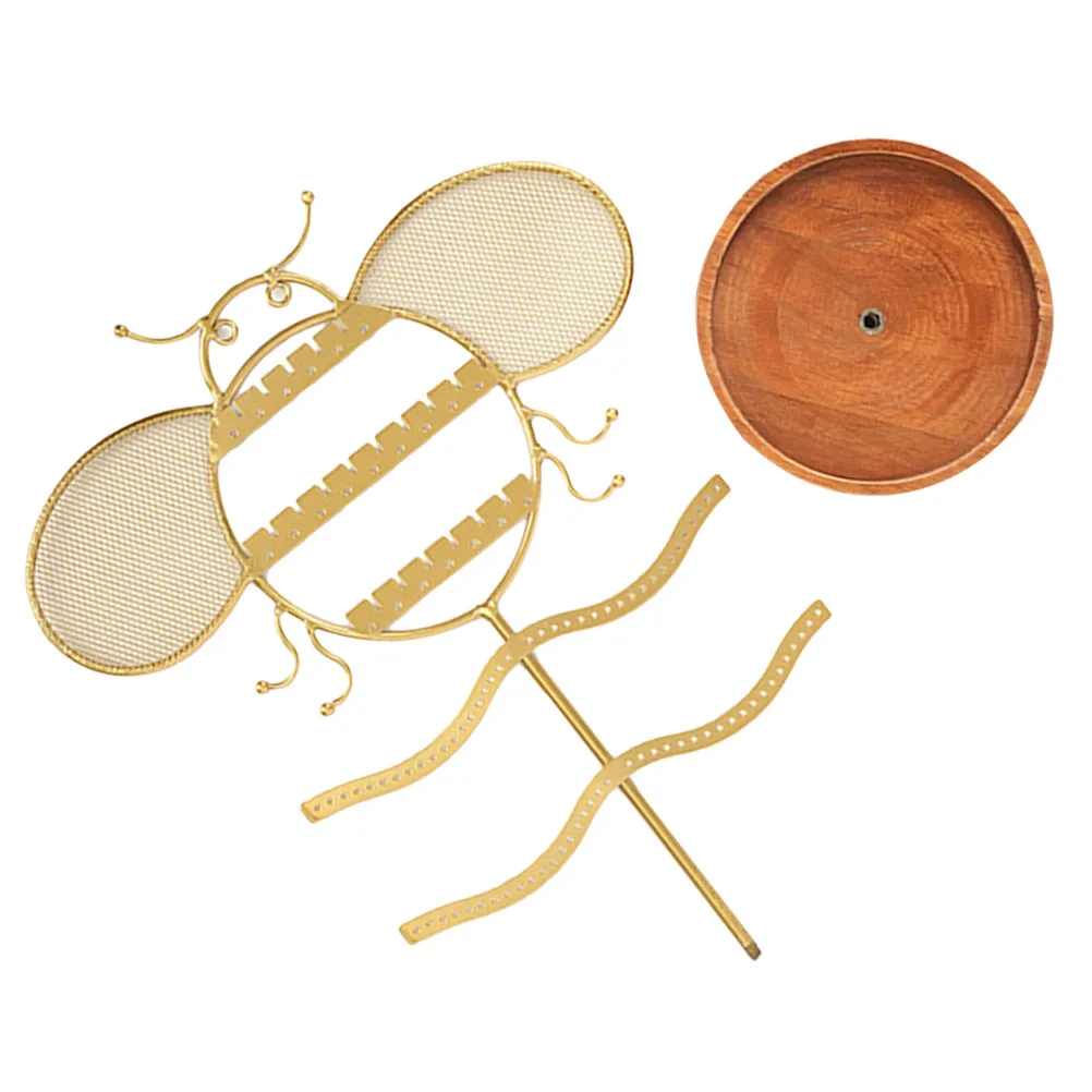 Multi Functional Bee Jewelry Stand for Necklaces Bracelets Earrings Rings Watches Wooden Tray Iron Construction Large Capacity
Multi Functional Bee Jewelry Stand for Necklaces Bracelets Earrings Rings Watches Wooden Tray Iron Construction Large Capacity