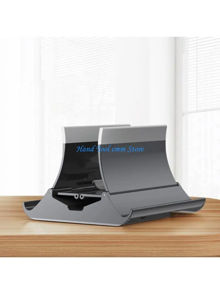 H37F Desktop Organizers Gravitating Lock Vertical Laptop Stand Holder Enhanced Ventilation Design for Laptop Tablet E Reader
H37F Desktop Organizers Gravitating Lock Vertical Laptop Stand Holder Enhanced Ventilation Design for Laptop Tablet E Reader