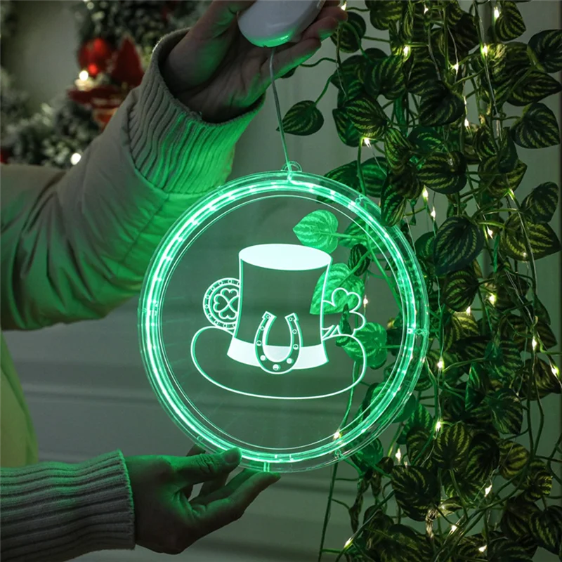 Ultra ST Patrick's Day Green Hat Lights Energy-Saving Irish Festival Lights Home Decor
Ultra ST Patrick's Day Green Hat Lights Energy-Saving Irish Festival Lights Home Decor