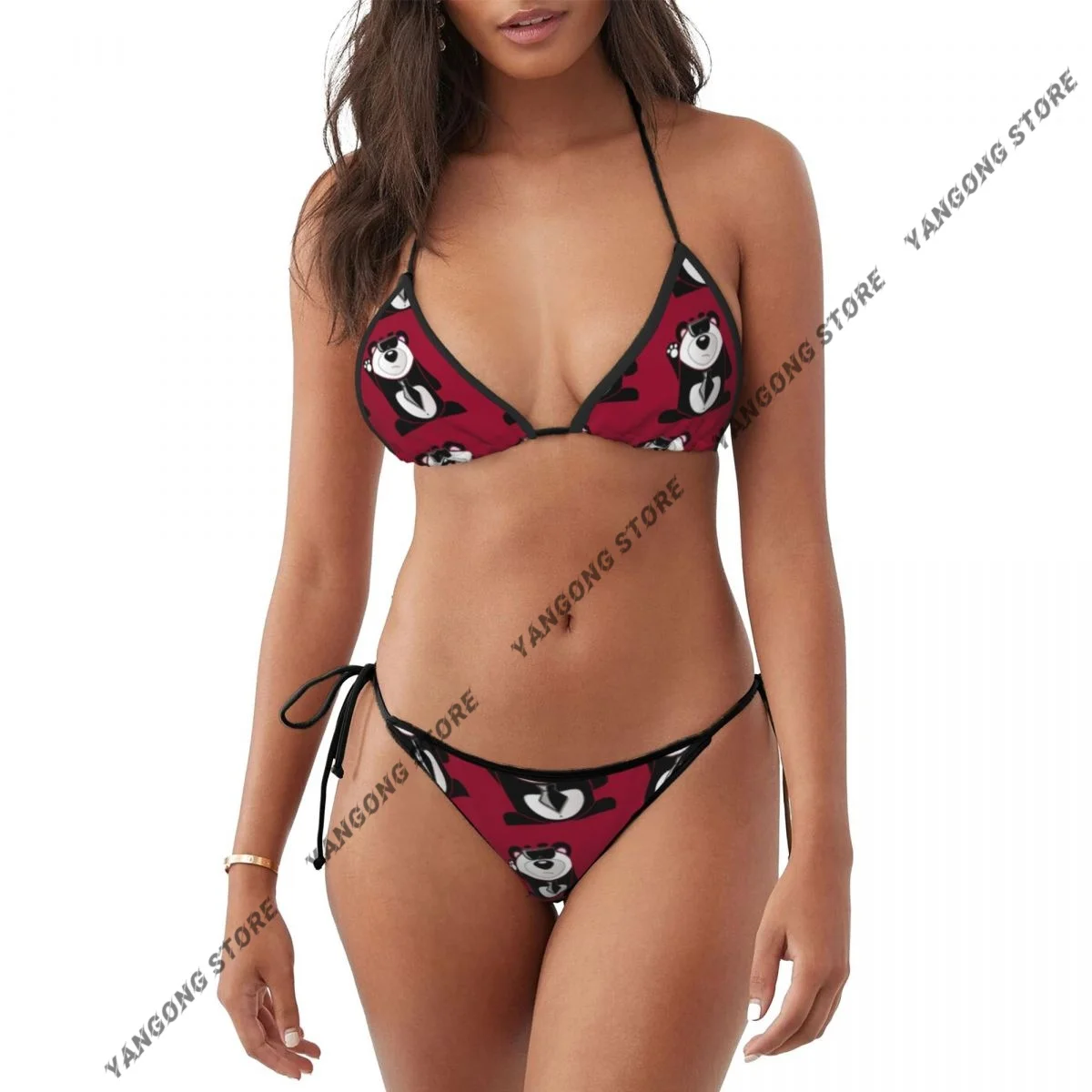Woman Two Piece Swimsuit Panda Swimwear Women's Bikini Set Sexy Bikini Low Wasit Bathsuit
Woman Two Piece Swimsuit Panda Swimwear Women's Bikini Set Sexy Bikini Low Wasit Bathsuit