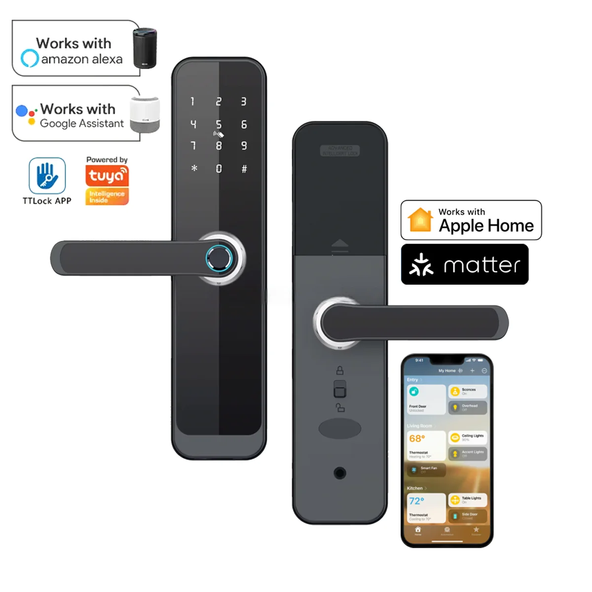 Tuya Wifi Matter Remote Control Smart Door Lock Matter Qr Code Smart Door Lock Tuya Smart Door Lock
Tuya Wifi Matter Remote Control Smart Door Lock Matter Qr Code Smart Door Lock Tuya Smart Door Lock
